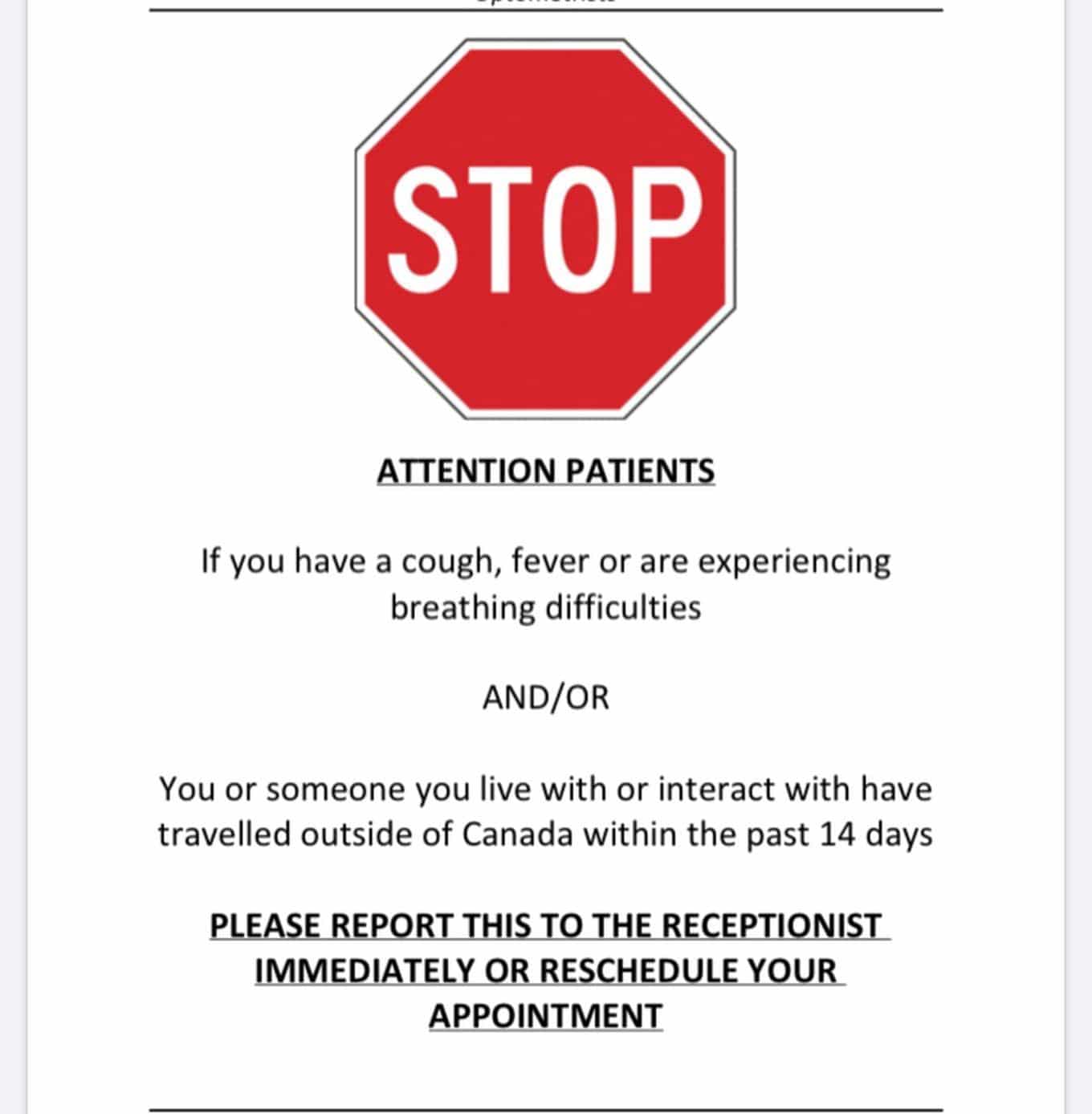 Attention patients: We are kindly asking that you let us know prior to your eye exams, if you have been travelling or have a cough, fever or any difficulties breathing. If any of these applies to you or a family member, we please ask that you reschedule your appointment. Please help us keep our office and workplace clean and healthy so we can serve you best. We’re sorry for any inconvenience this may cause and thank you for your understanding. #eyepractice #rockwoodoptometrist #guelphoptometrist #rockwoodoptometry #guelphoptometry