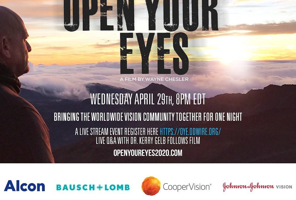 Although our offices are only open for emergencies, we still want to share as much knowledge and information with our patients that we can. Patients can register to watch the Virtual Premiere Screening of Documentary “Open Your Eyes” Open Your Eyes shines a light on the important role of the Optometristas an integral part of healthcare. The documentary highlights theimportance of Optometric testing of the eye in thwarting the rise of300 systemic diseases such as hypertension, diabetes, myopia andAlzheimer's which can be identified through an eye examination.Register here: https://oye.odwire.org#eyepractice #rockwoodoptometrist #guelphoptometrist #rockwoodoptometry #guelphoptometry #openyoureyes